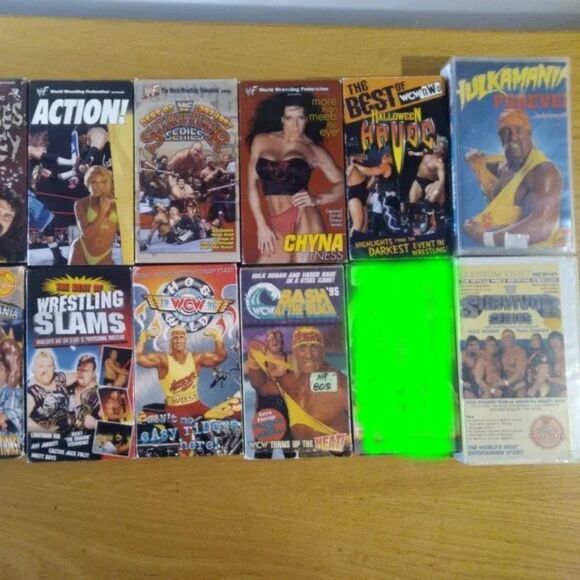 Vintage WWF WCW WWE Wresting VHS Wrestlemania Hulk Hogan Lot (13) - Picture 2 of 6